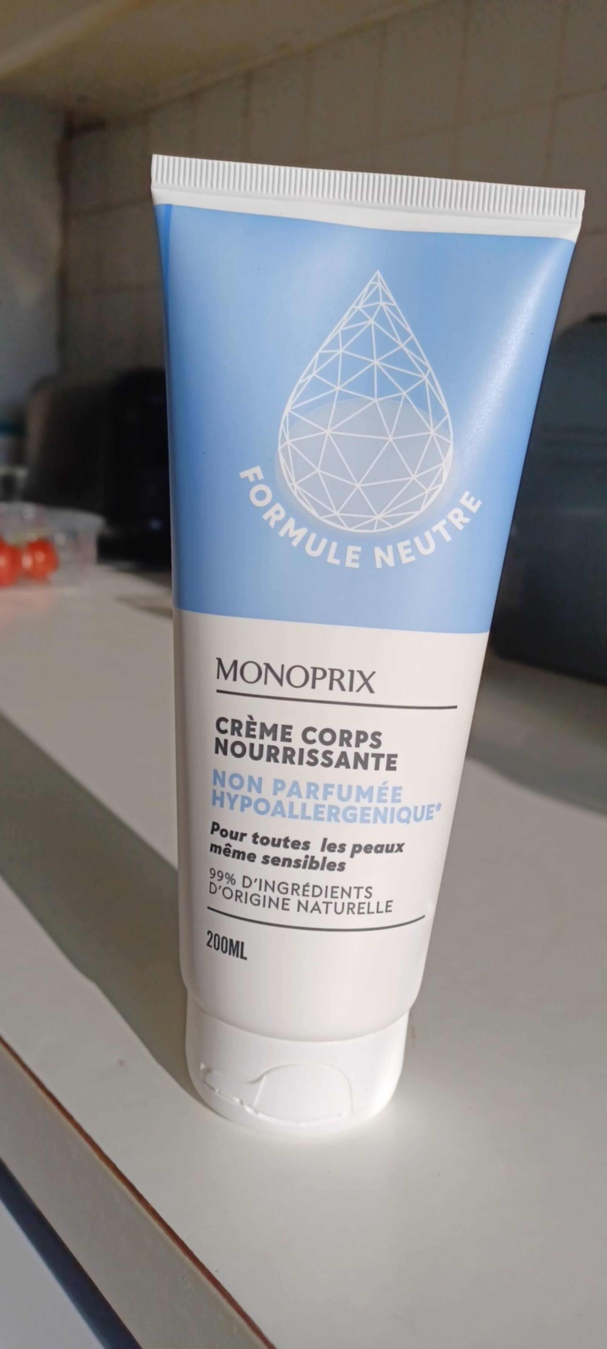 MONOPRIX - Crème corps nourrissante