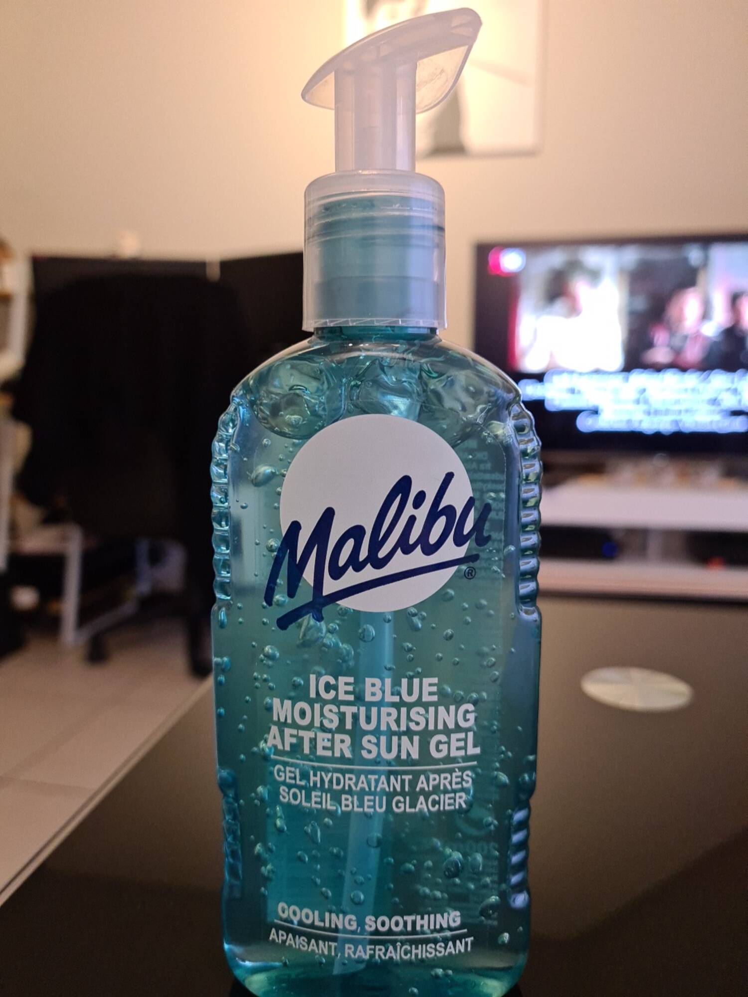 MALIBU - Gel hydratant après soleil bleu glacier