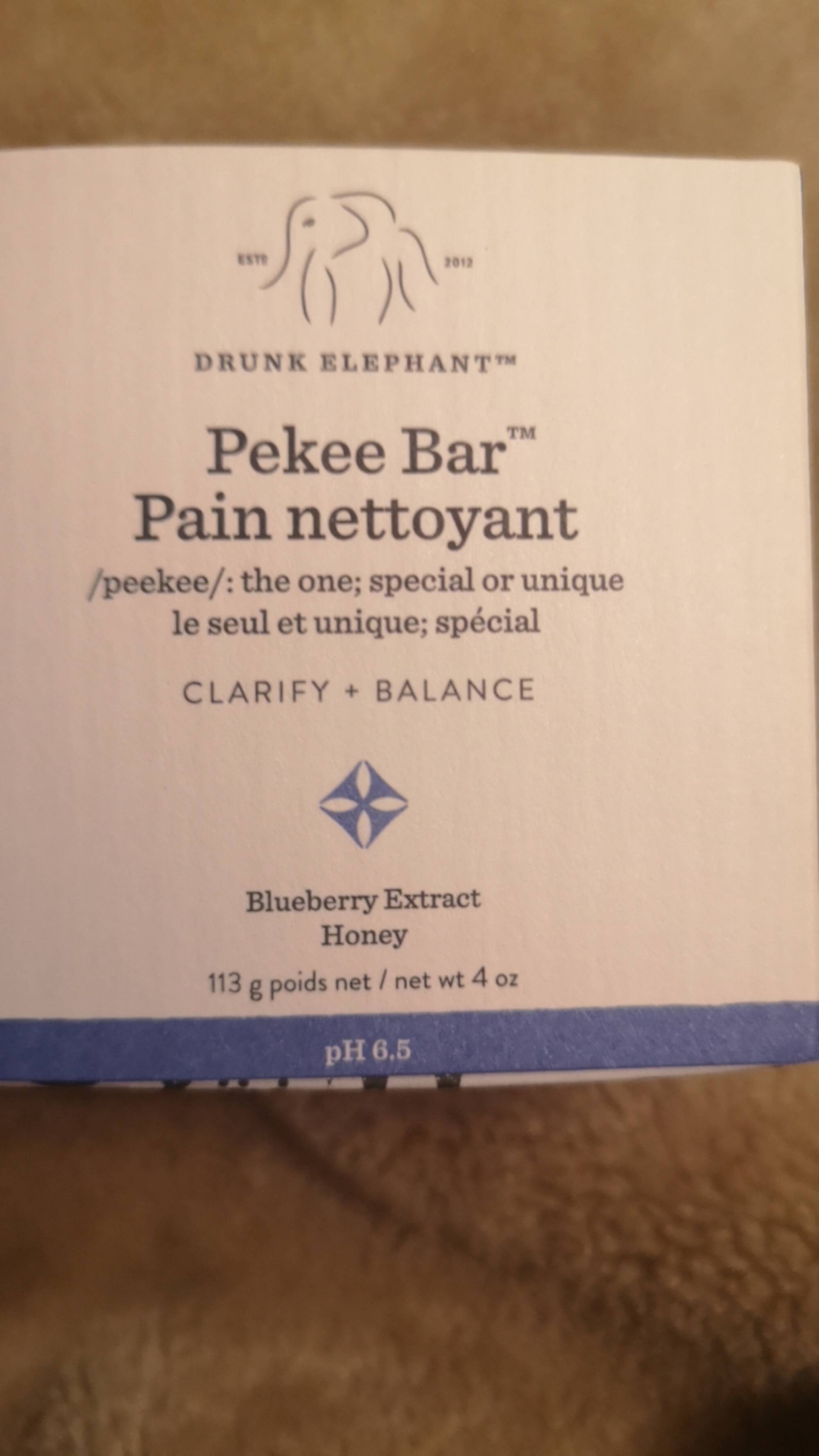 DRUNK ELEPHANT - Pekee Bar - Pain nettoyant 