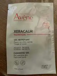 AVÈNE - Xeracalm nutrition - Gel nettoyant visage et corps
