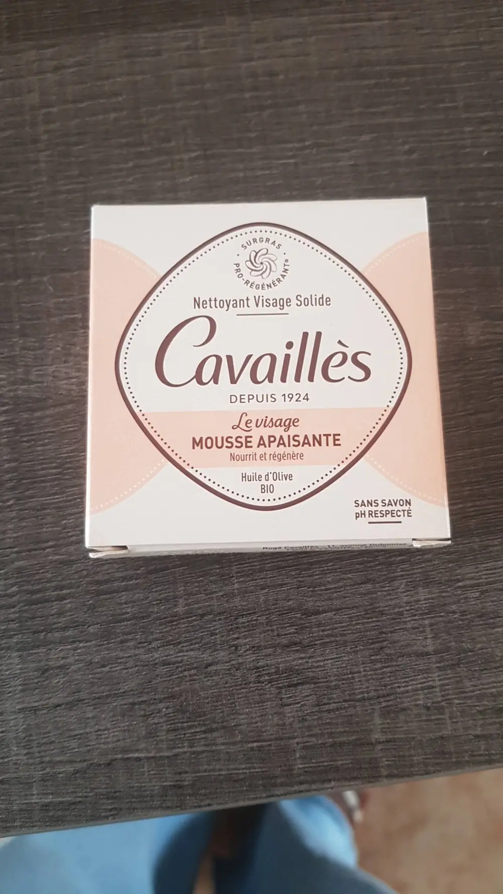 CAVAILLES - Mousse apaisante - Nettoyant visage solide 