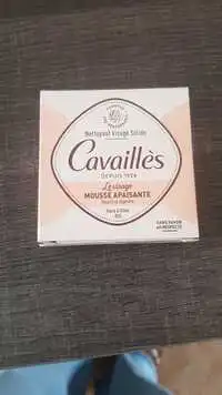 CAVAILLES - Mousse apaisante - Nettoyant visage solide 