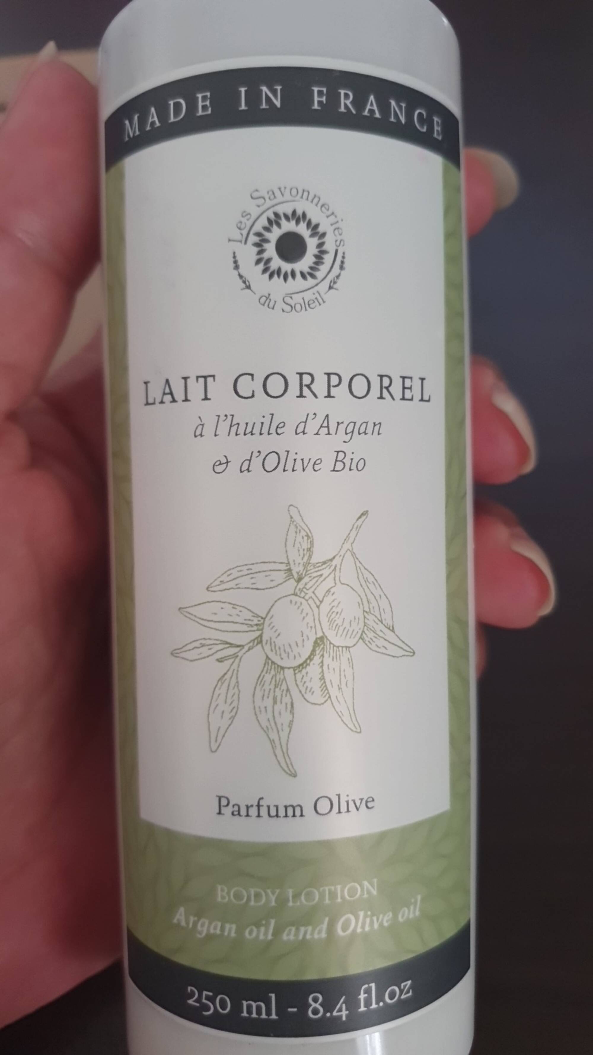 LES SAVONNERIES DU SOLEIL - Lait corporel parfum olive