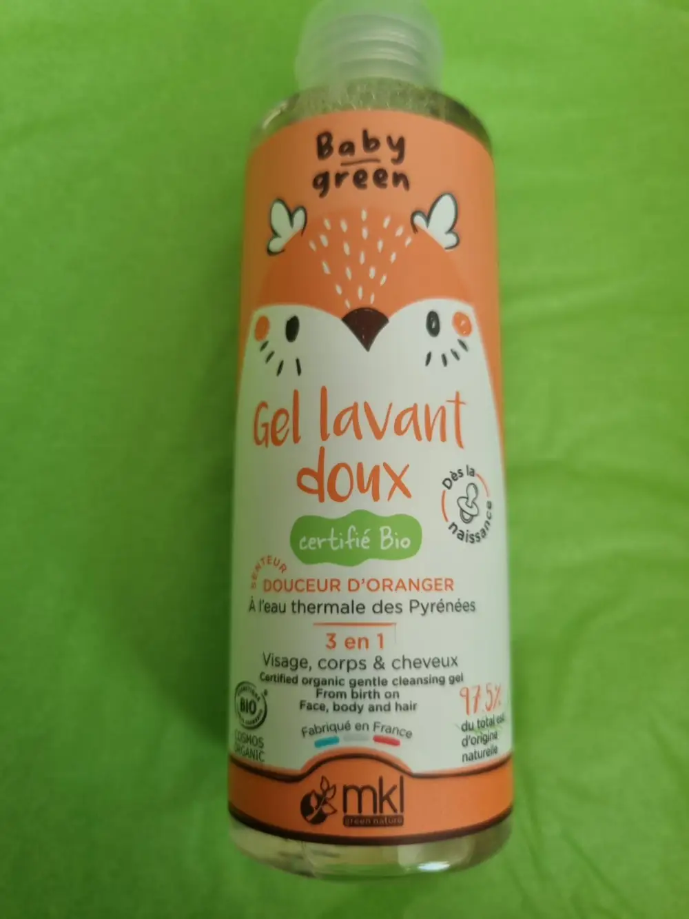 MKL GREEN NATURE - Douceur d'oranger - Gel lavant doux