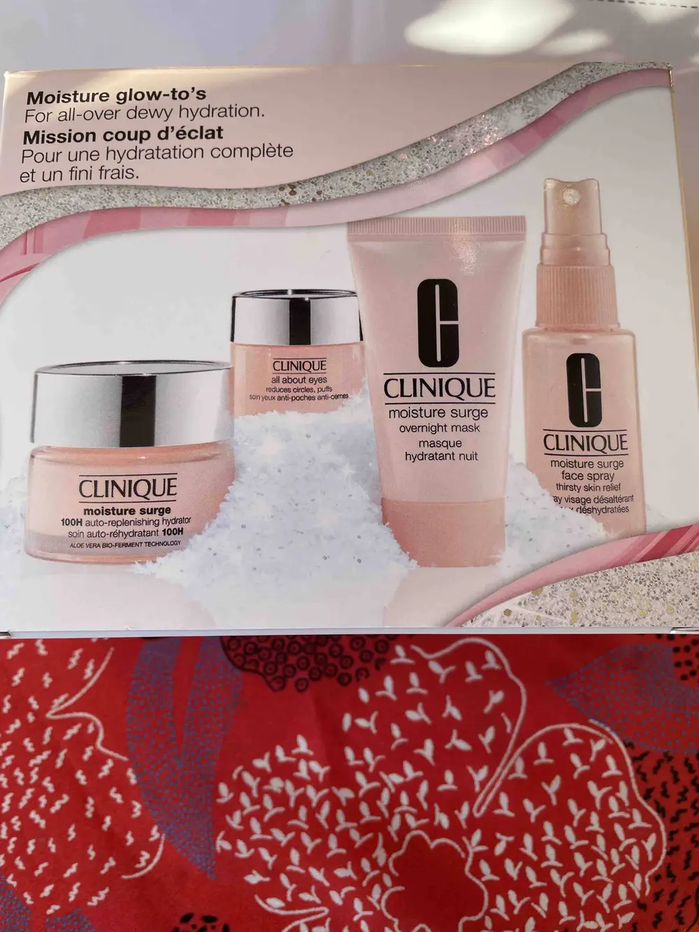 CLINIQUE - Moisture glow-to's skincare set