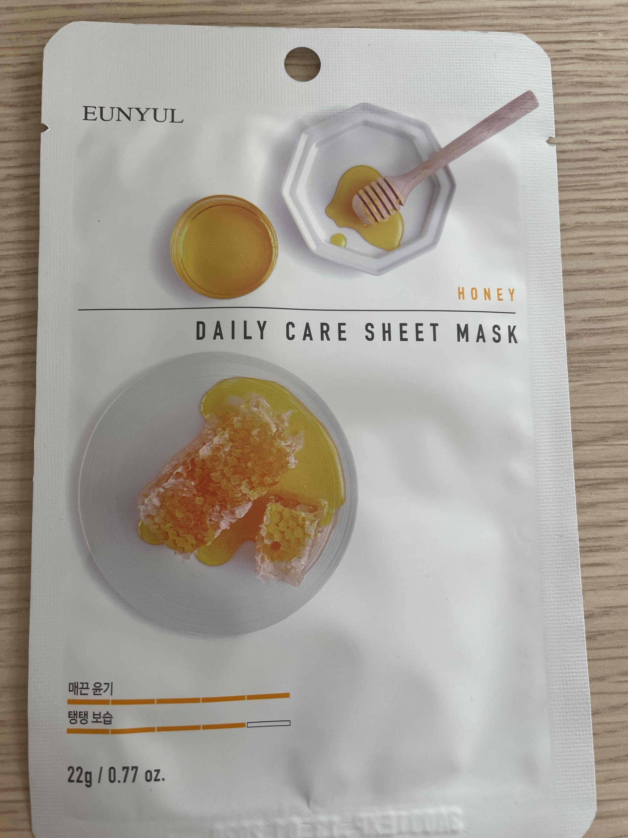 EUNYUL - Honey - Daily care sheet mask