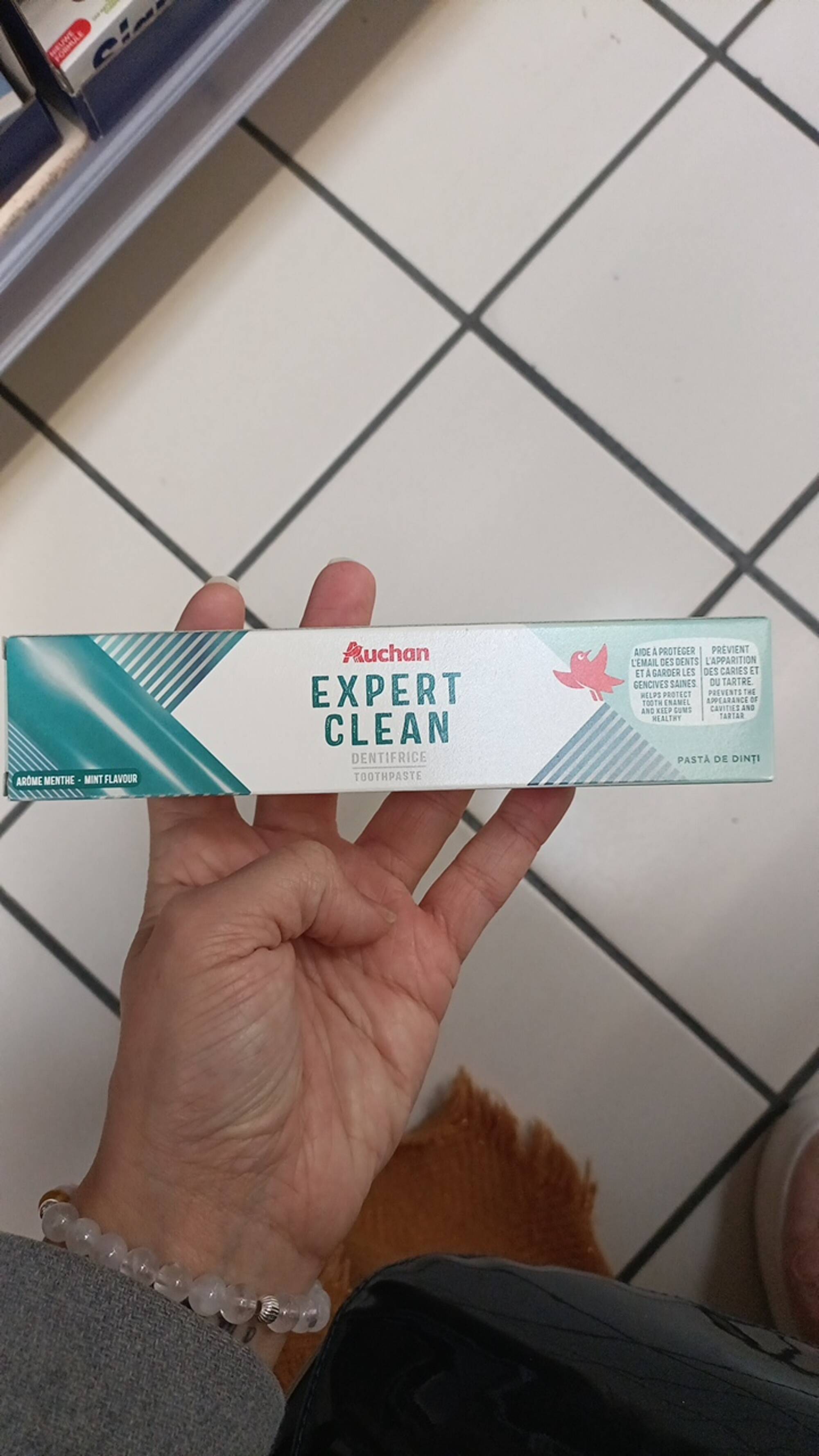 AUCHAN - Expert clean - Dentifrice