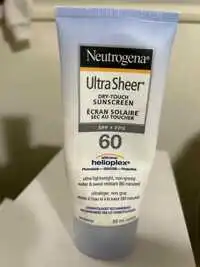 NEUTROGENA - Ultra sheer - Ecran solaire spf 60