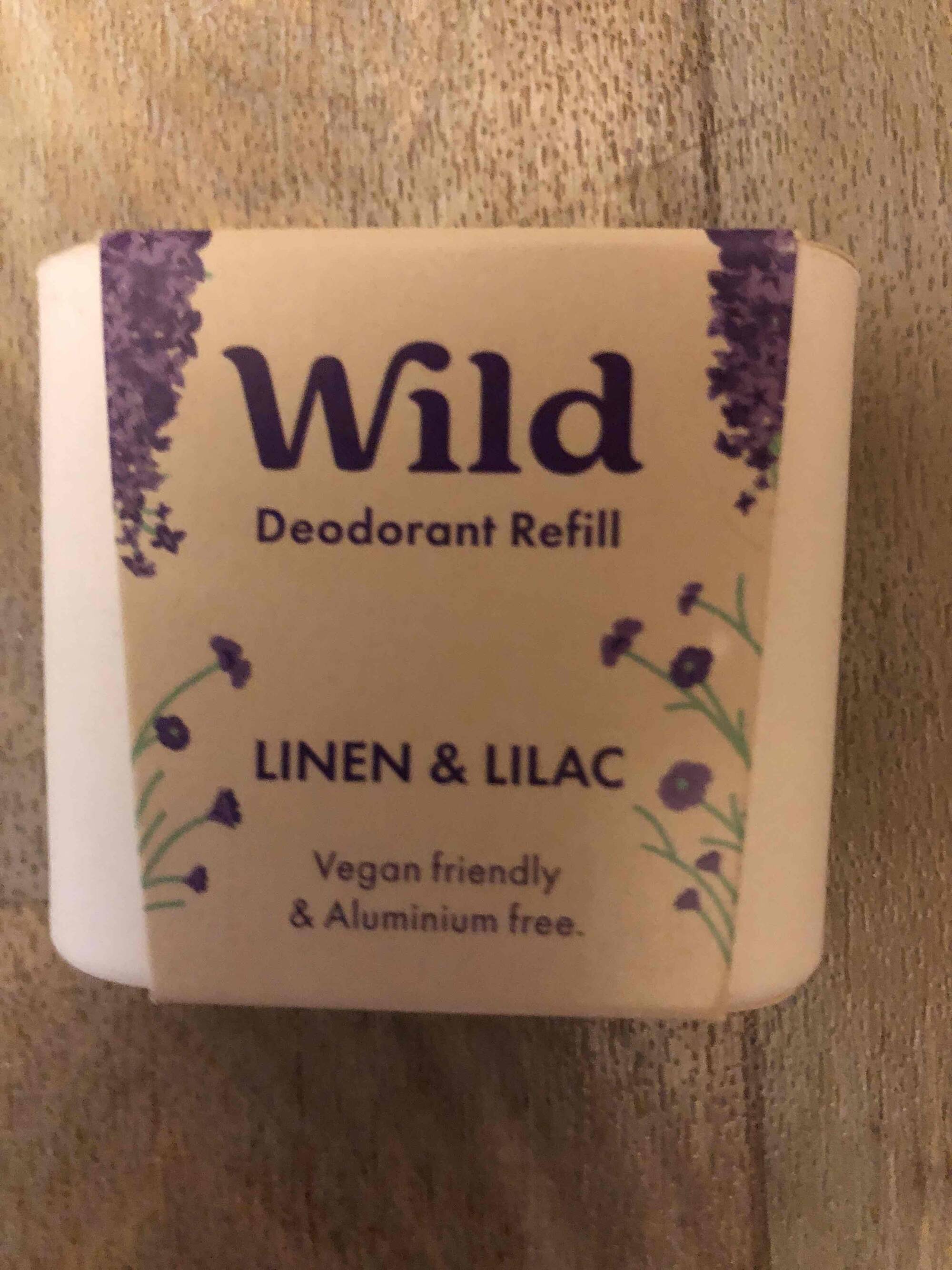 WILD - Linen & Lilac -  Déodorant refill 