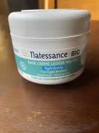 NATESSANCE - Bio - Base crème légère neutre hydratante