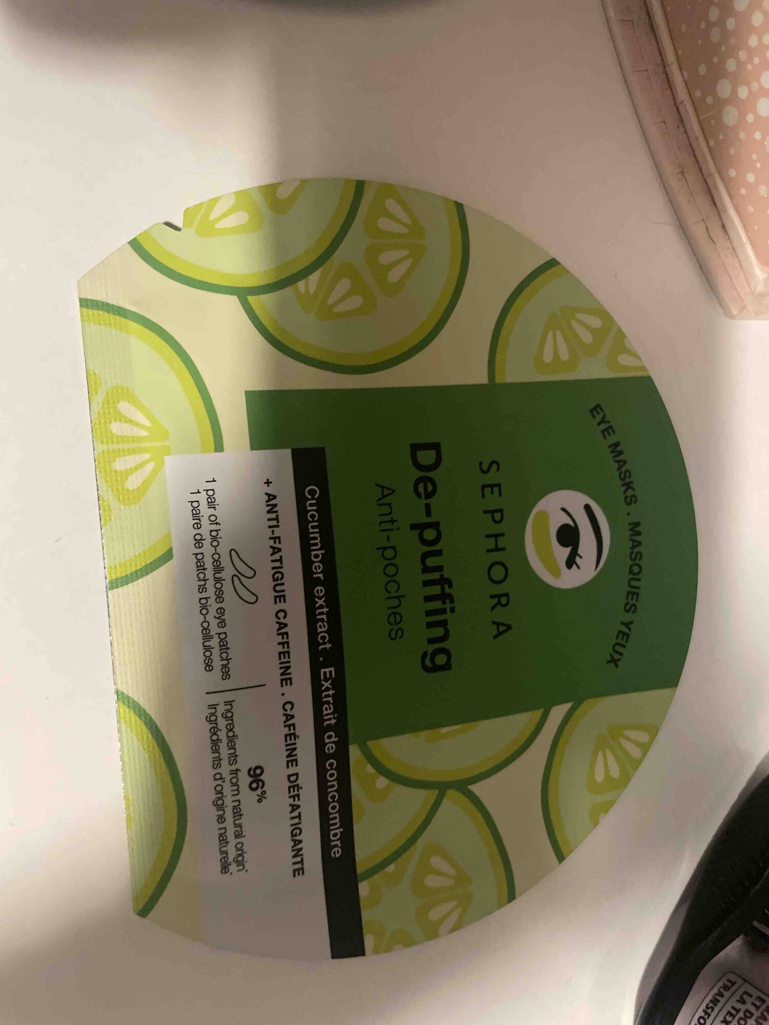 SEPHORA - De-puffing - Masques yeux anti-poches