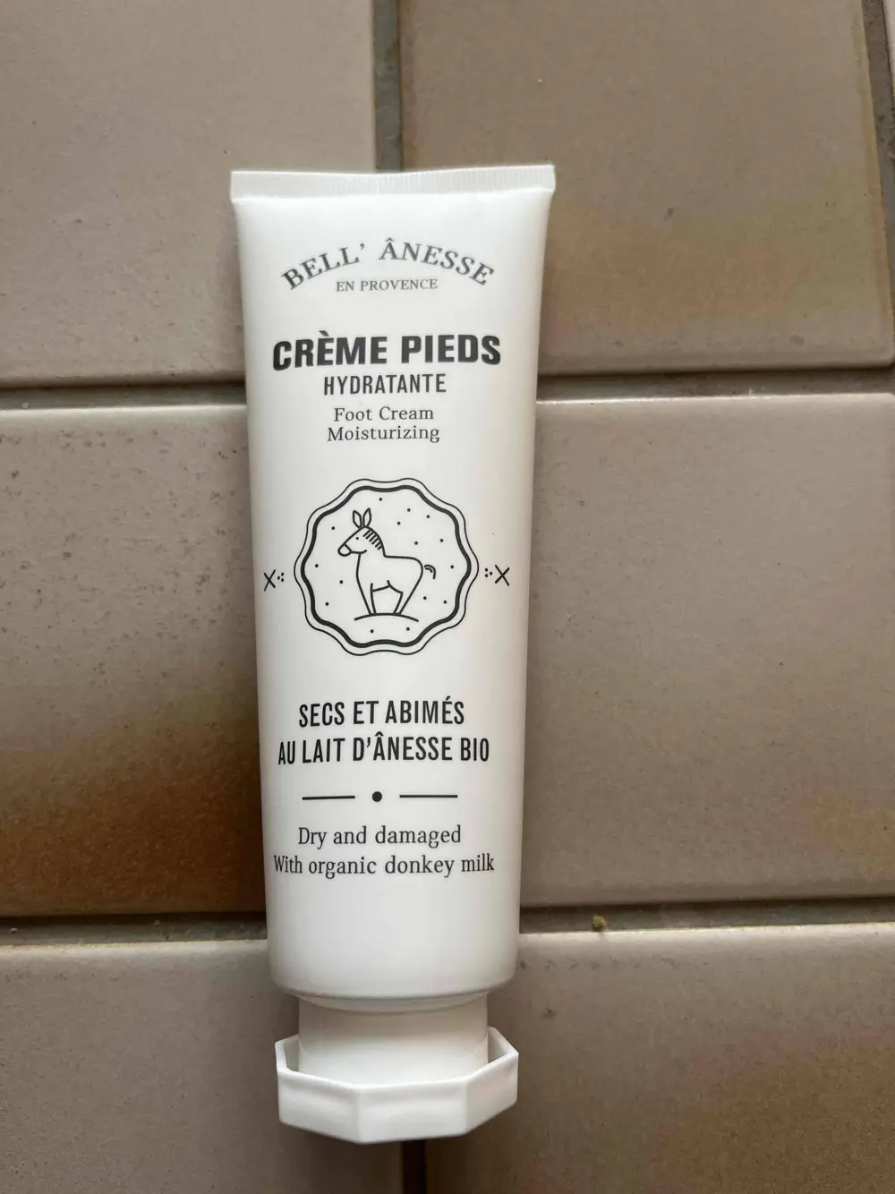 BELLE'ÂNESSE - Crème pieds hydratante au lait d'ânesse bio