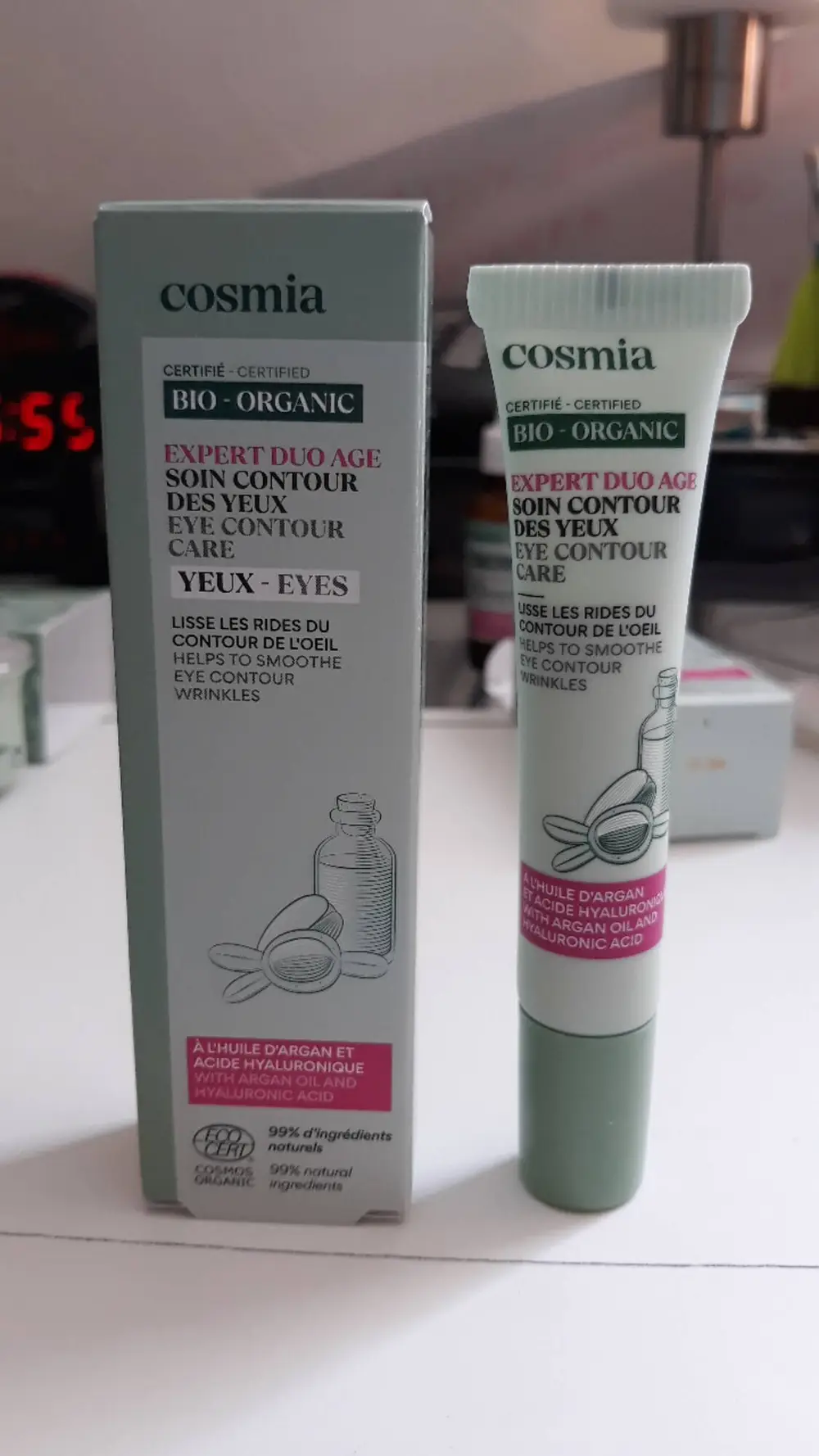 COSMIA - Expert duo âge - Soin contour des yeux bio