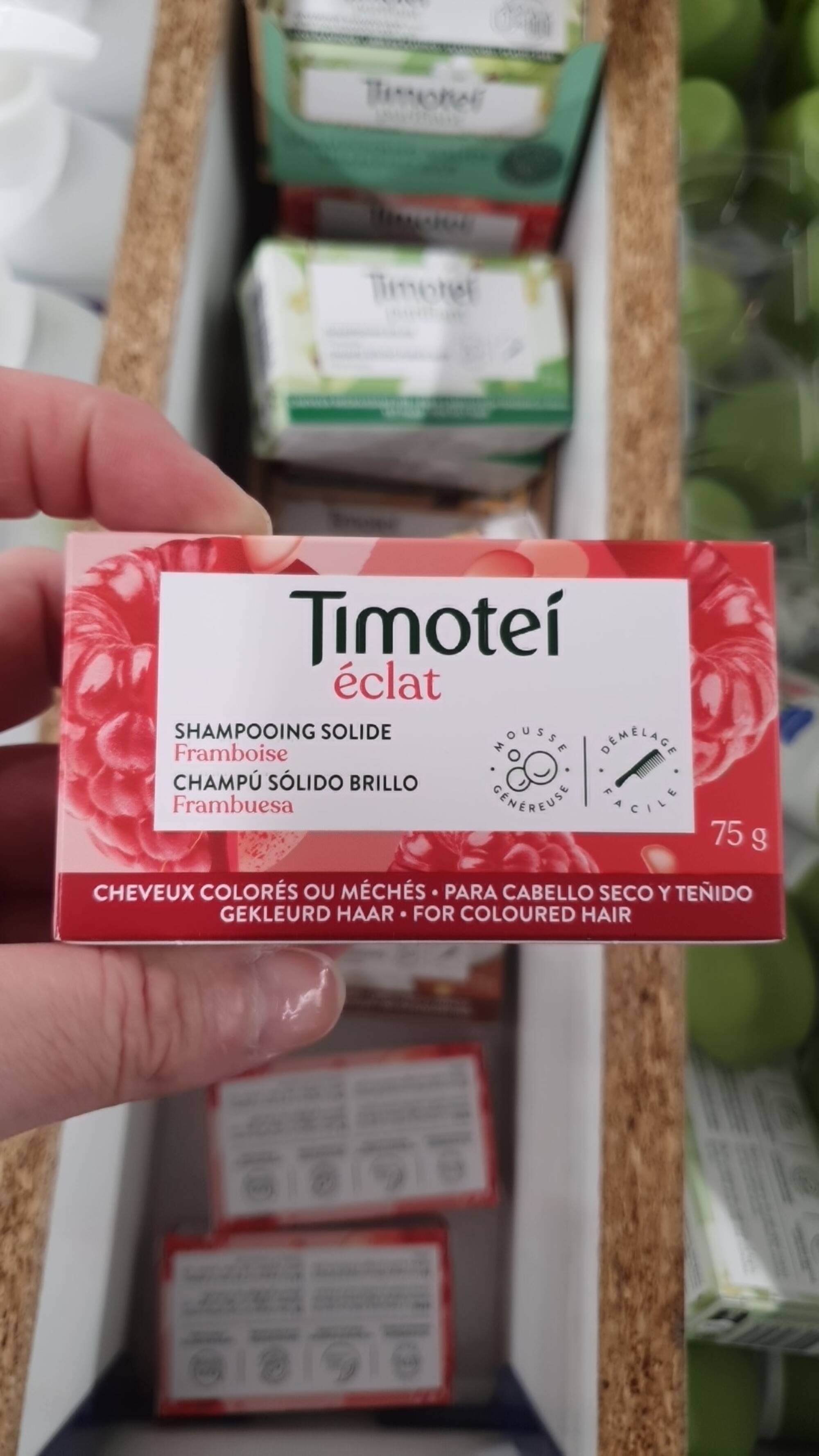 TIMOTEI - Shampooing solide éclat