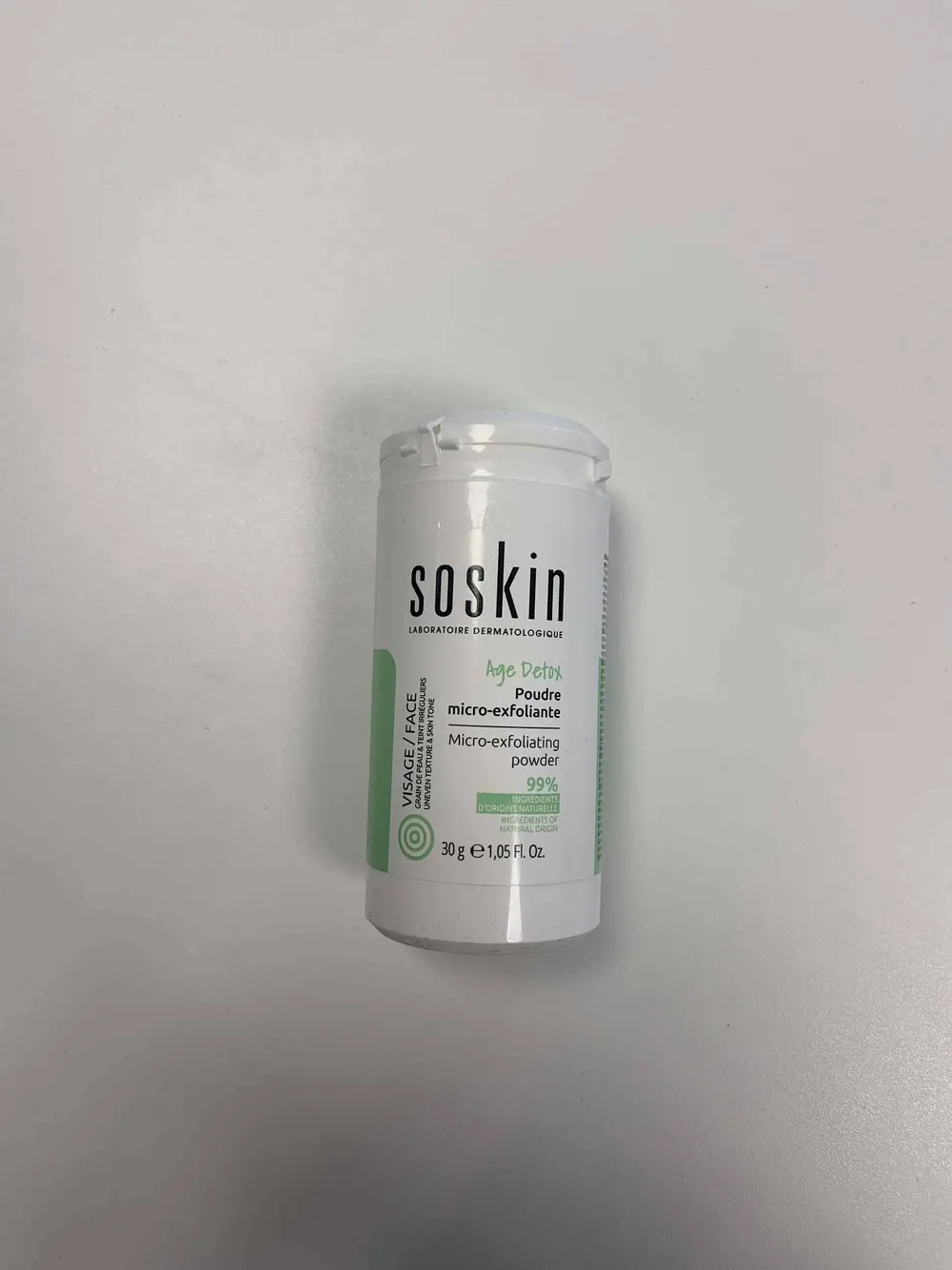 SOSKIN - Age detox - Poudre micro-exfoliante 