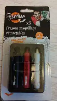 GOODMARK - Halloween - Crayons maquillage rétractables