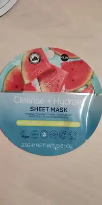 PRIMARK - Cleanse + hydrate - Masque tissu nettoyant