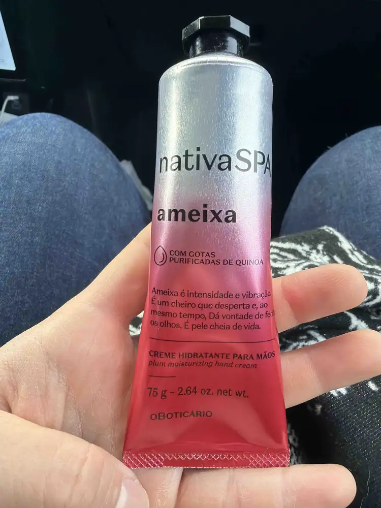 O BOTICARIO - Nativa spa ameixa - Plum moisturizing hand cream