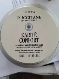 L'OCCITANE - Karite confort - Beurre de karité multi-usage