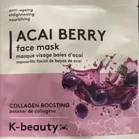K-BEAUTY - Masque visage baies d'açai