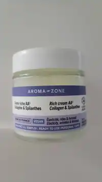 AROMA-ZONE - Crème riche AA1 collagene & spilanthes