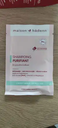 MAISON HÄDENN - Shampooing purifiant en poudre à diluer