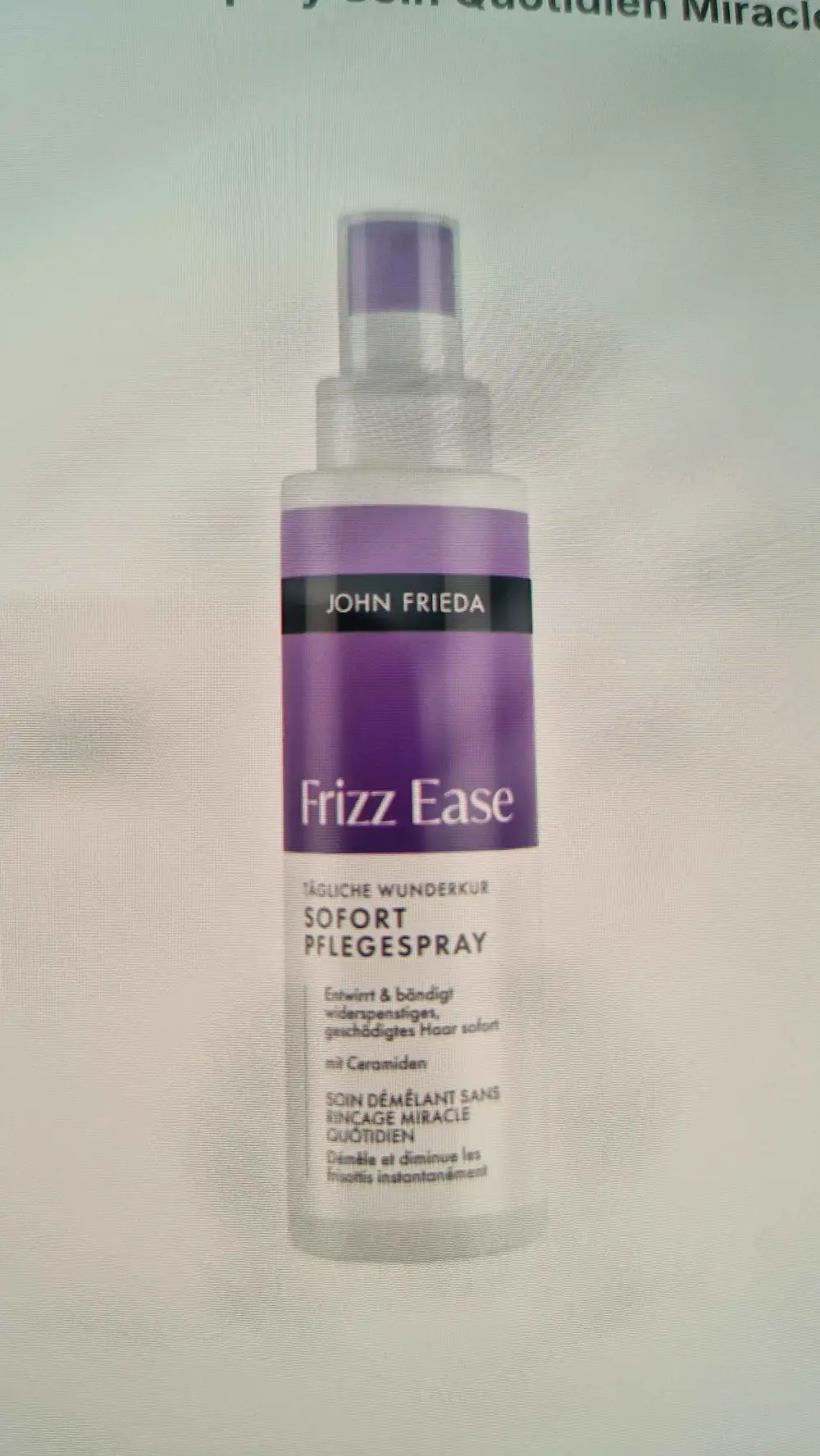 JOHN FRIEDA - Frizz ease - Soin démêlant sans rinçage
