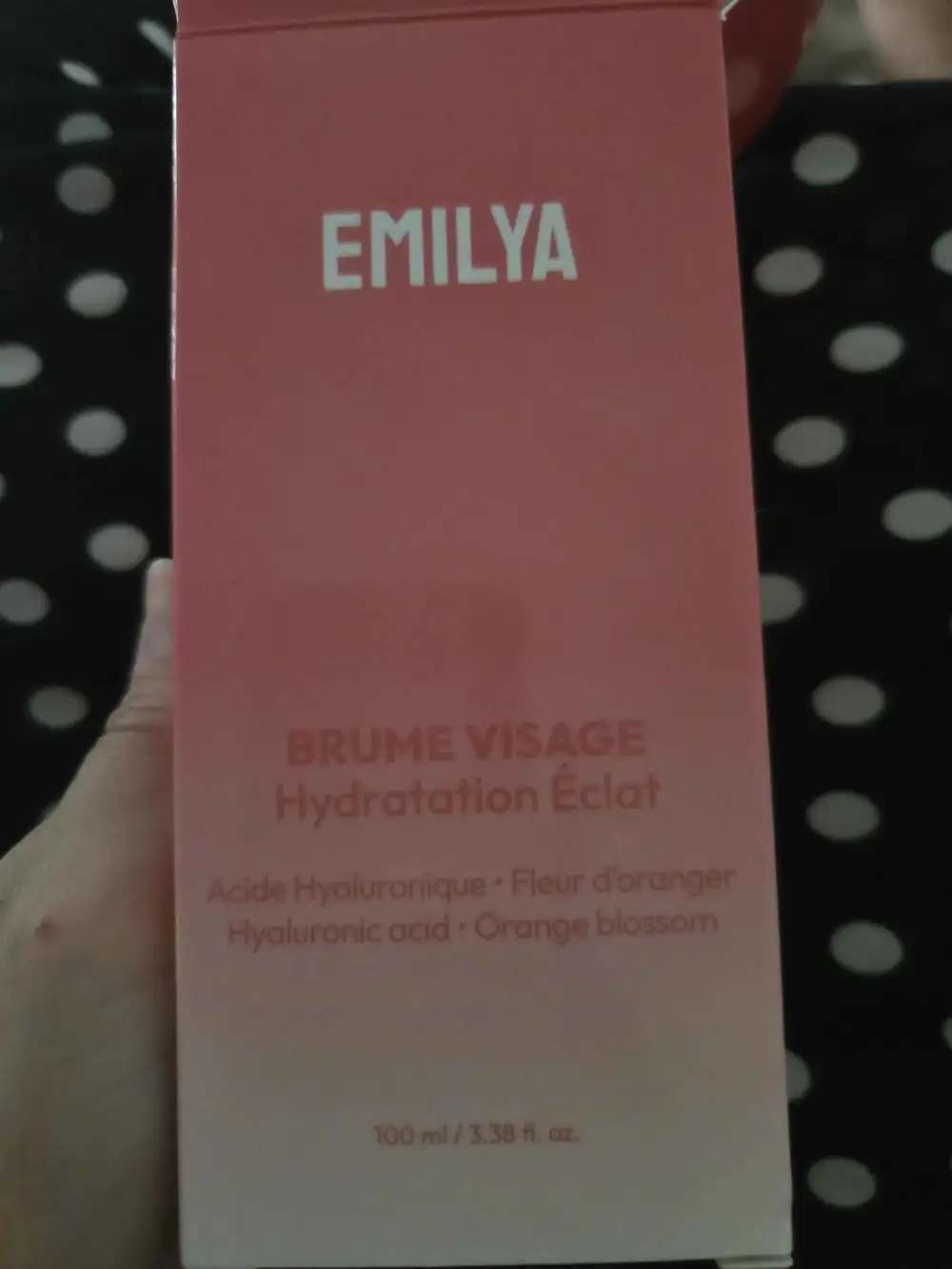 EMILYA - Brume visage hydratation éclat