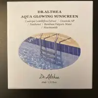 DR ALTHEA - Aqua slowing sunscreen SPF50