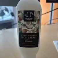 THE ORGANIC CARIBBEAN - Body & hands rich cream coconut