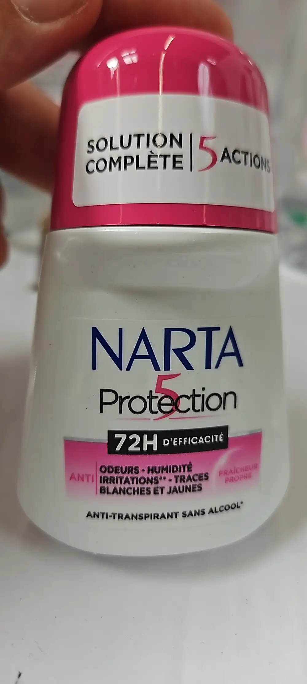 NARTA - Solution complète - Anti-transpirant protection 72h