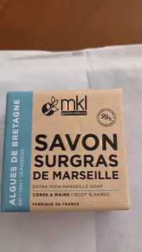 MKL GREEN NATURE - Algues de Bretagne - Savon surgras de Marseille