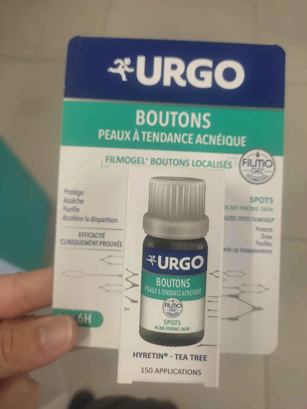 URGO - Boutons peaux à tendance acnéique