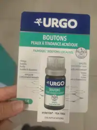 URGO - Boutons peaux à tendance acnéique