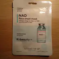 K-BEAUTY - Masque visage en tissu au NAD