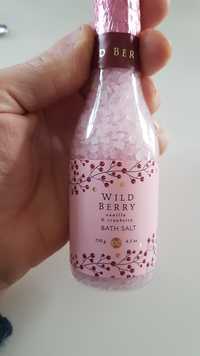 WILD BERRY - Vanilla & Cranberry - Bath salt