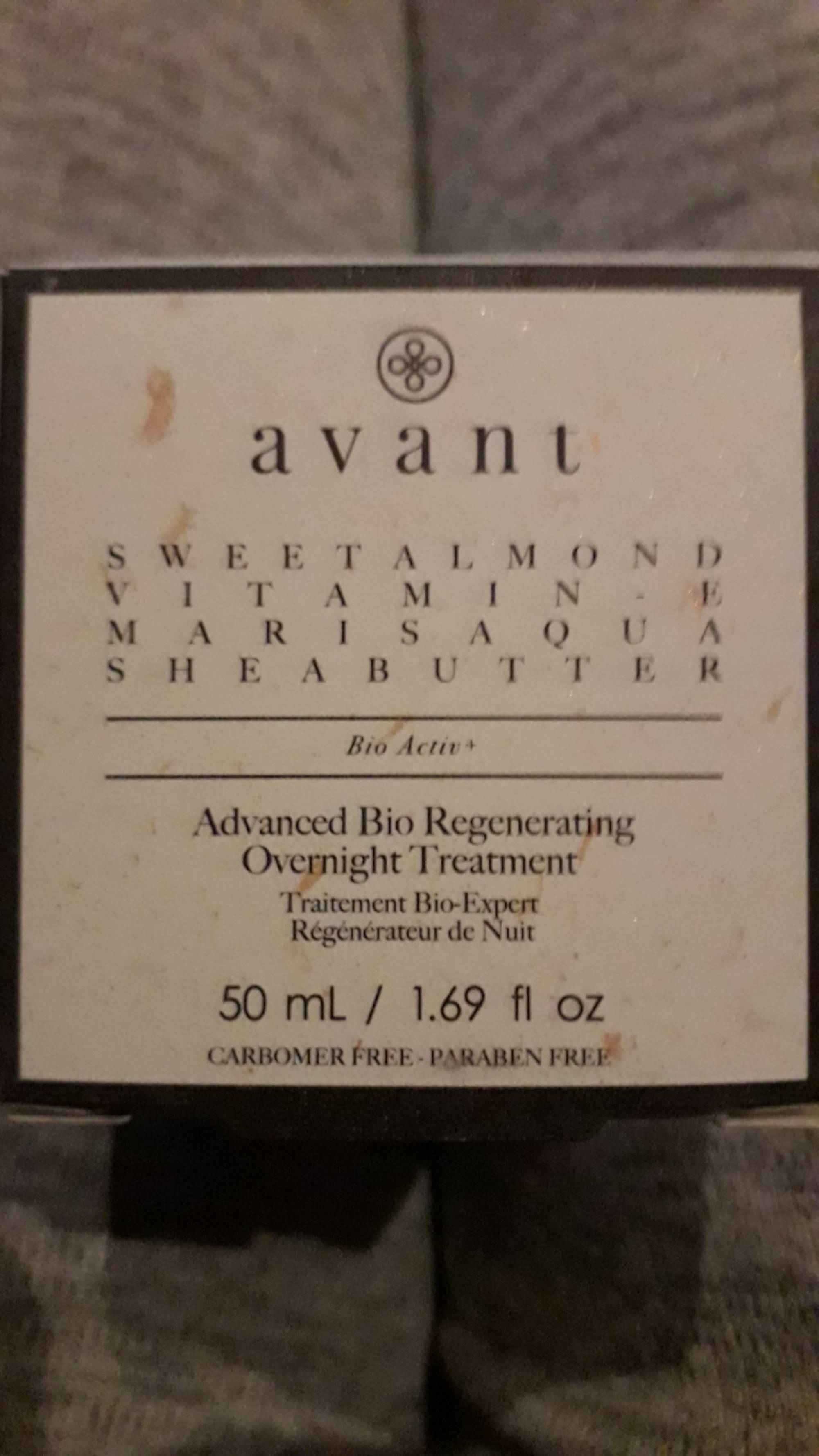 AVANT SKINCARE - Advanced bio regenerating overnight treatment