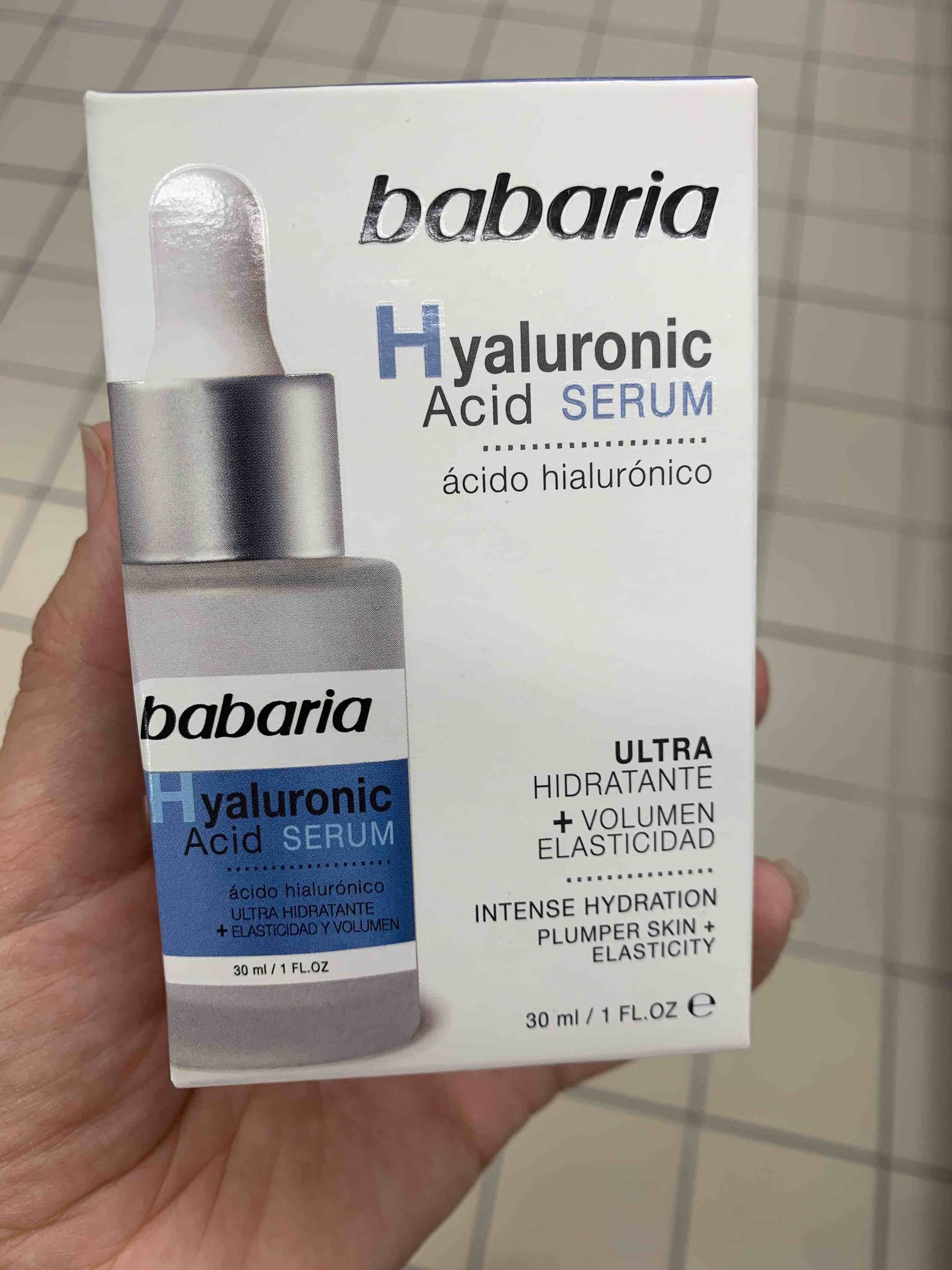 BABARIA - Hyaluronic acid serum - Ultra hidratante