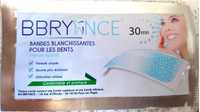 BBRYANCE - Strips menthe - Bandes blanchissantes pour les dents
