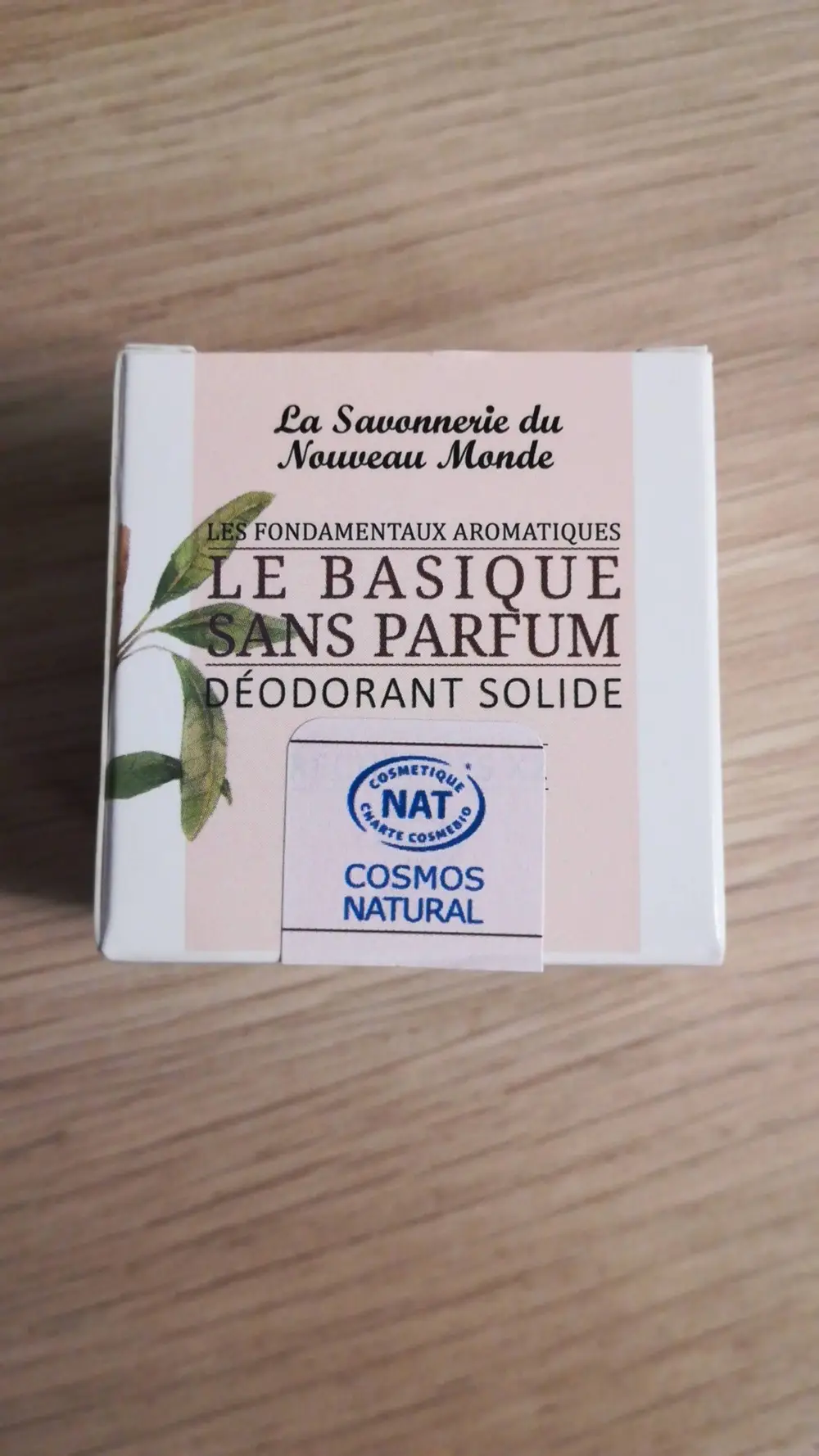 LA SAVONNERIE DU NOUVEAU MONDE - Le basique sans parfum - Déodorant solide