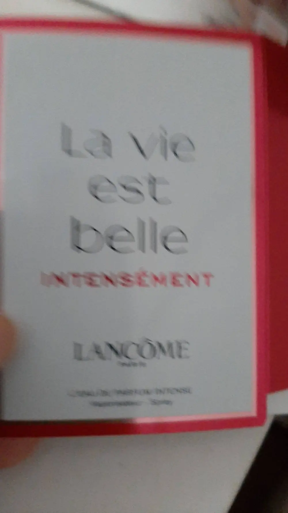 LANCÔME - La vie est belle intensément - Eau de parfum