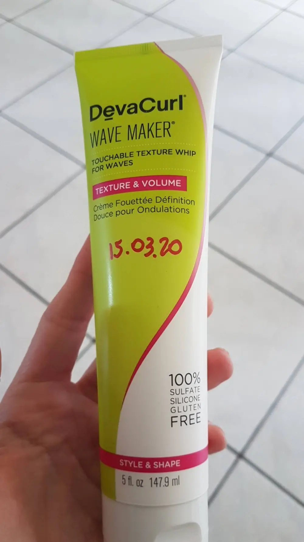 DEVACURL - Wave maker - Crème fouettée définition douce pour ondulations