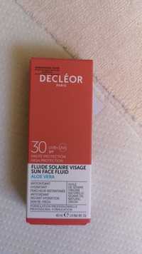 DECLÉOR - Aloe vera - 30 SPF Fluide solaire visage 