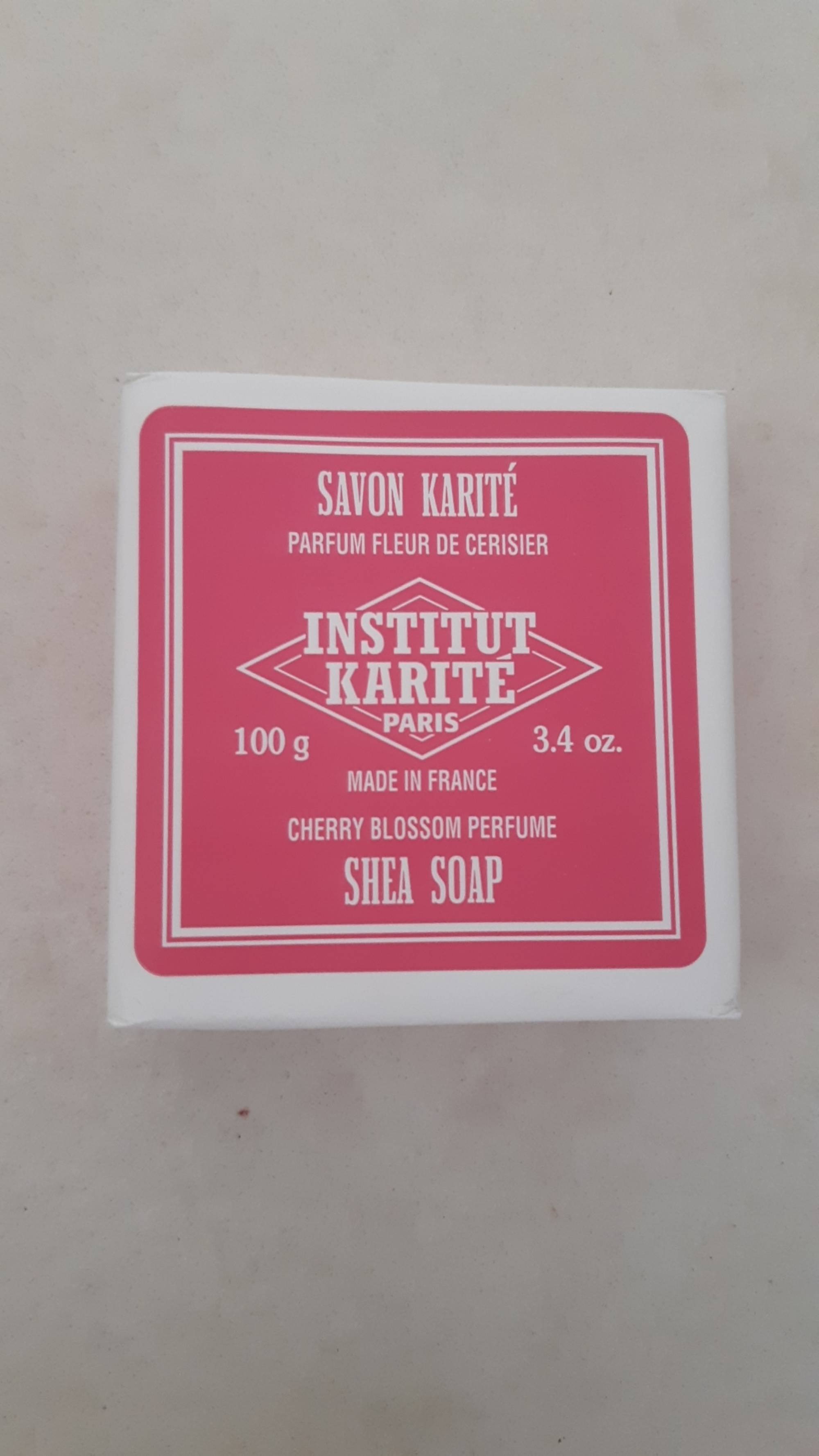 INSTITUT KARITÉ - Savon karité - Parfum fleur de cerisier