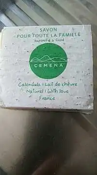CEMENA - Calendula & Lait de chèvre - Savon pour toute la famille
