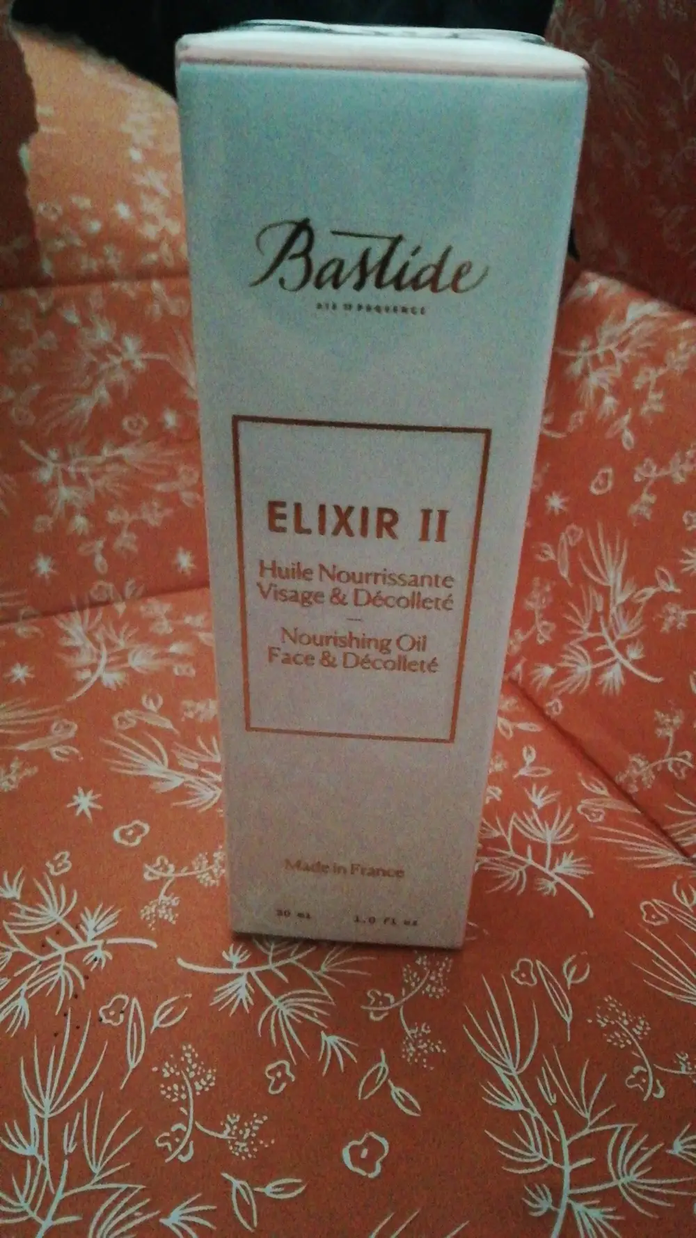 BASTIDE - Elixir II - Huile nourrissante visage & décolleté