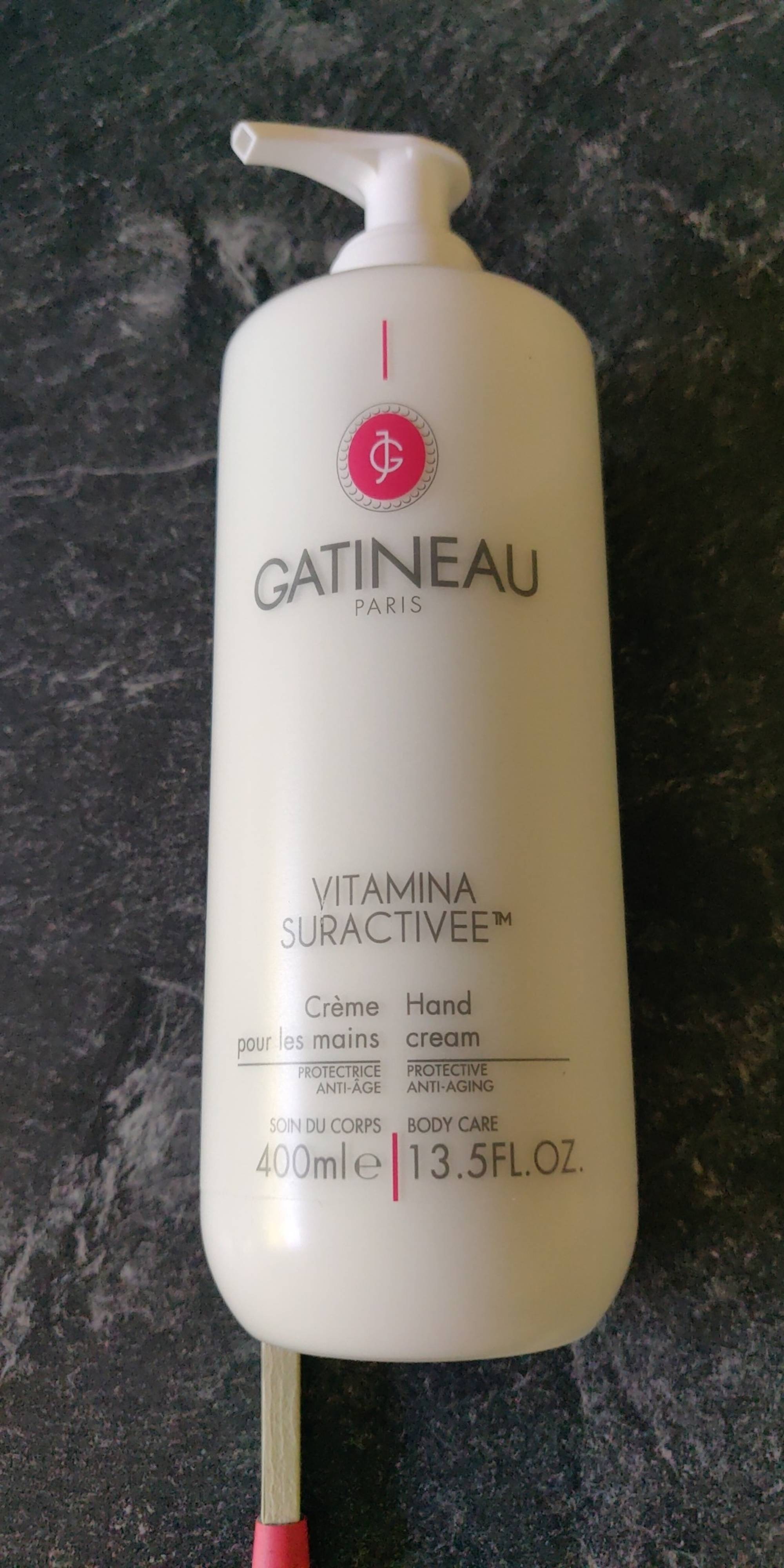 GATINEAU - Vitamina suractivée - Crème pour les mains
