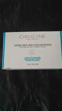 ORIGINE - Crème anti-âge hyaluronique