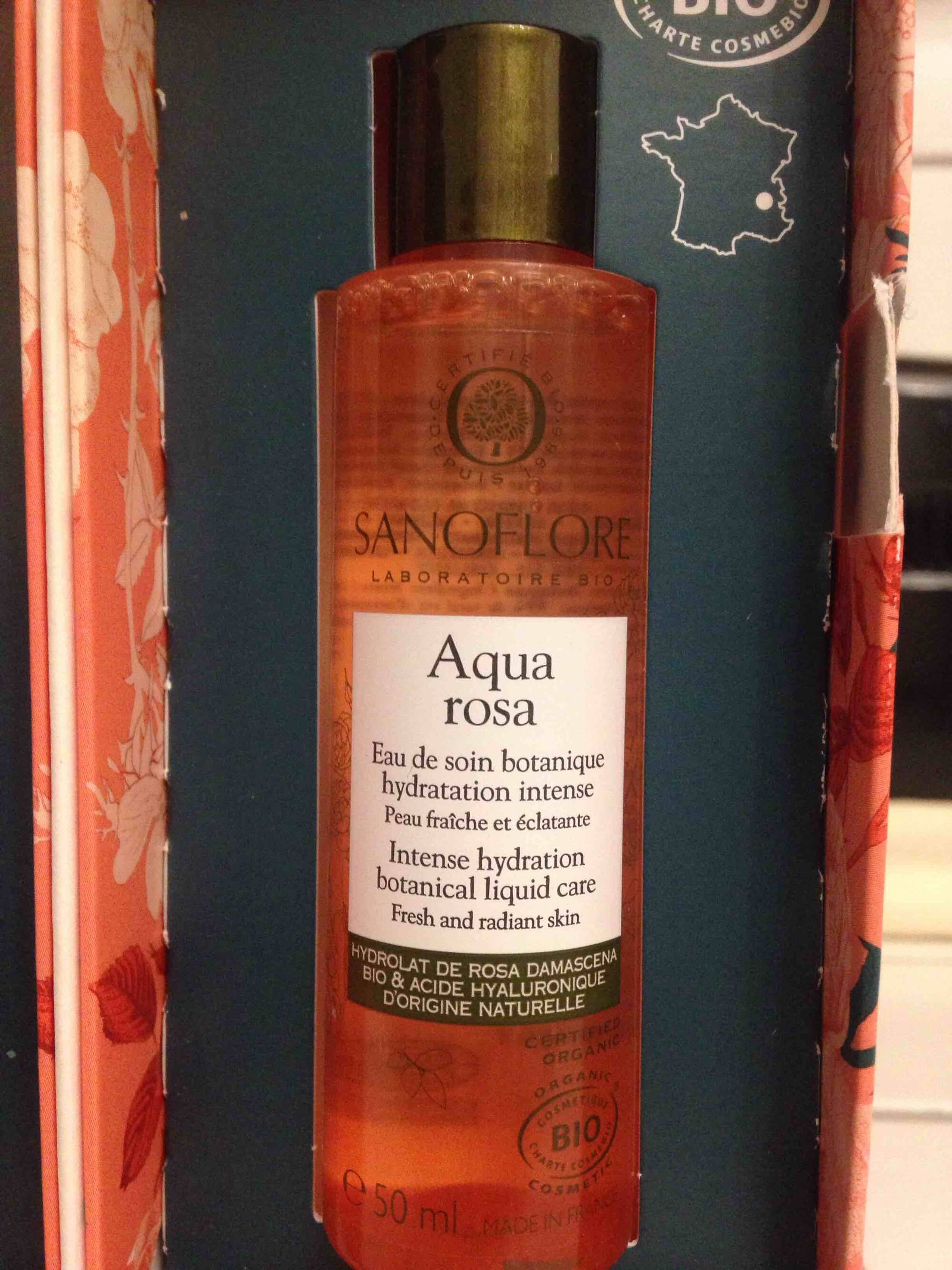 SANOFLORE - Aqua rosa - Eau de soin botanique hydratation intense