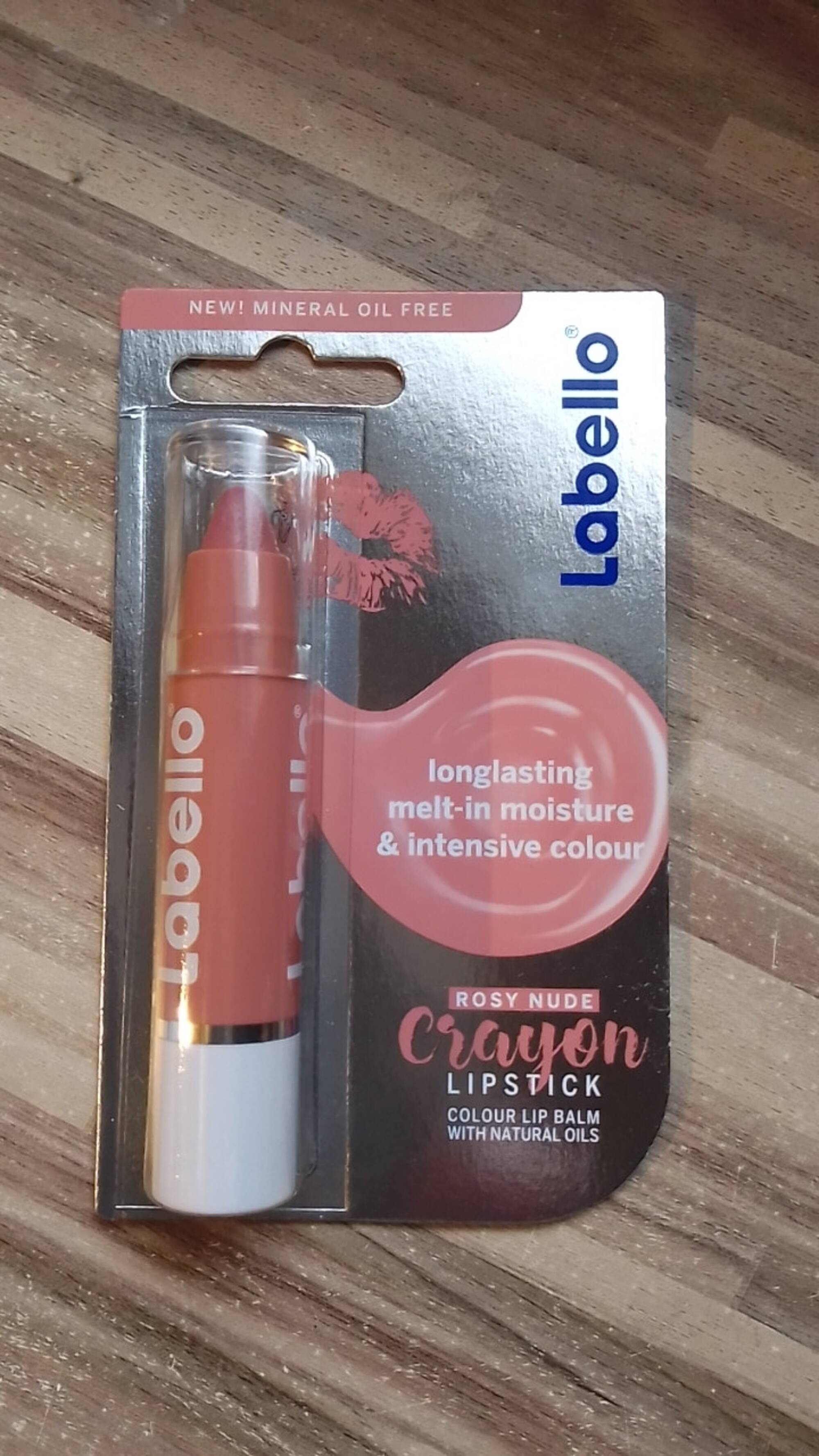 LABELLO - Rosy nude crayon - Colour lip balm
